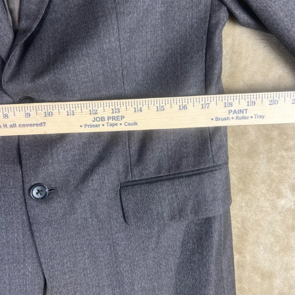 Banana Republic Modern Fit Mens 38R Charcoal‎ Gray Two Button Blazer Sport Coat